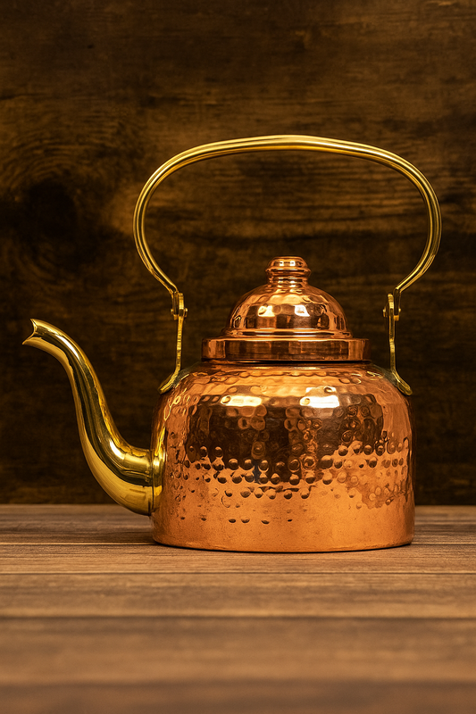 Copper Tea Kettle 950ml Tin-Lined