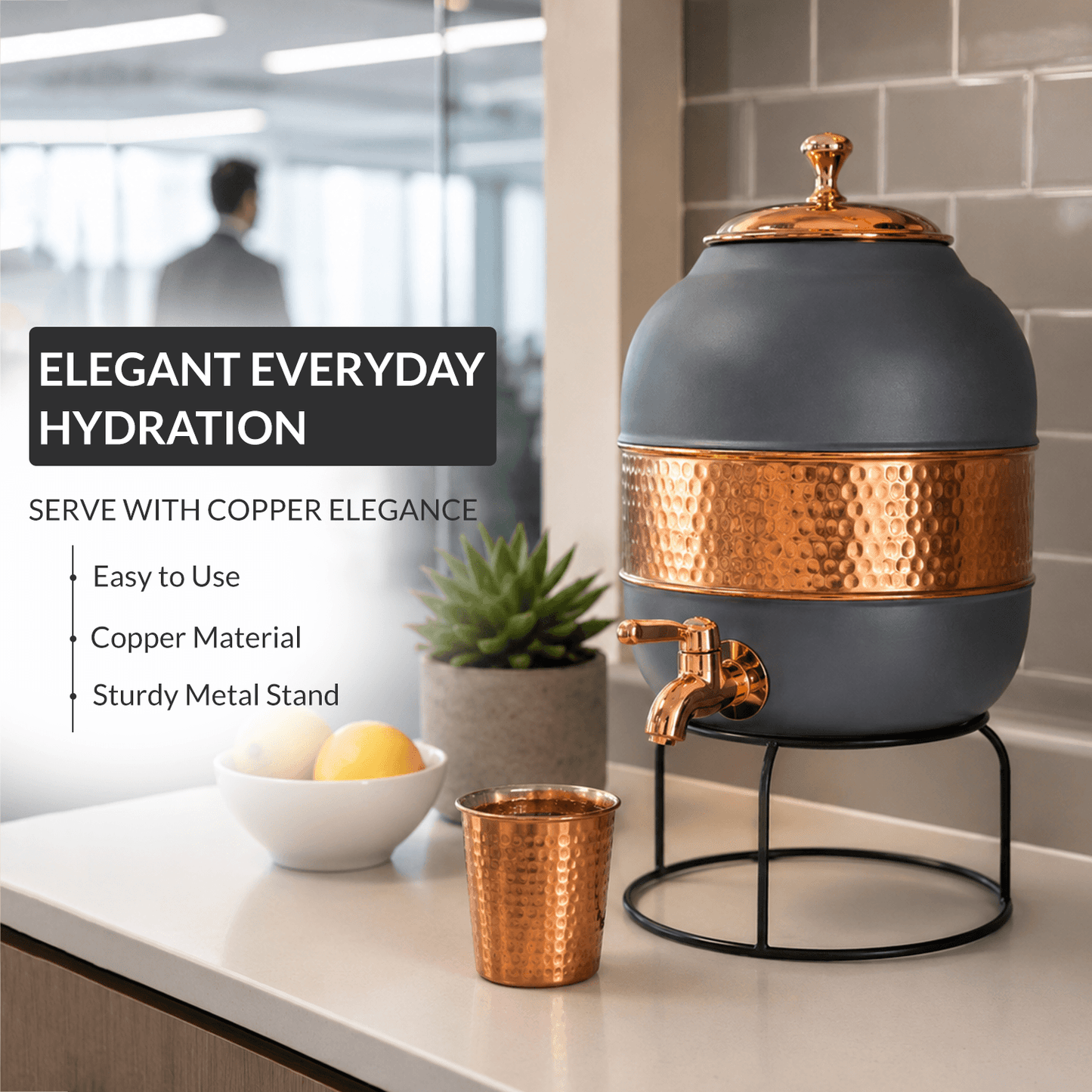 Luxury Pure Copper Water Dispenser 5L 8L 12L 16L