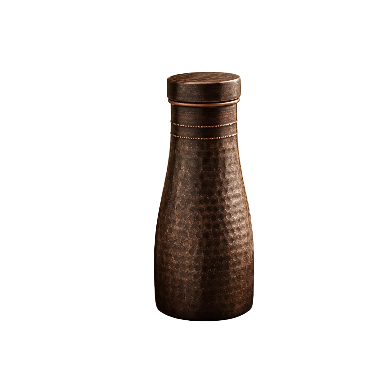 Antique hammered pure copper bedroom bottle 950ml