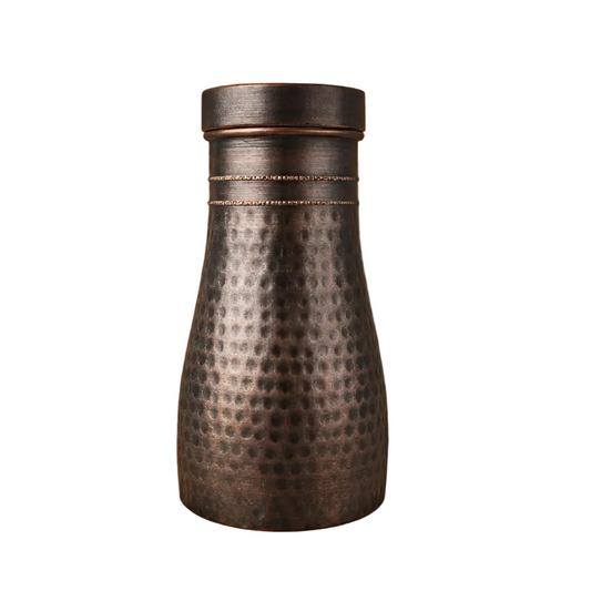 Antique hammered pure copper bedroom bottle 950ml