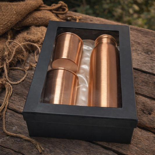 copper drinkware gift box