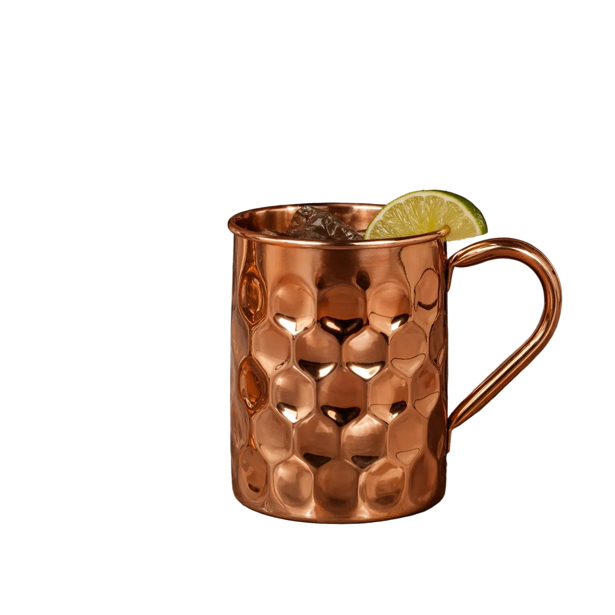 Embossed pure copper Moscow Mule mug 475ml
